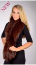 Brown Fox Fur Scarf